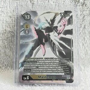 3/$25 Mint Mastemon Digimon Holo Card ST10-06 SR by Bandai!!